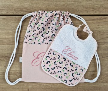 set asilo panda rosa