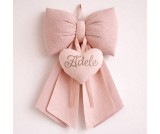 Fiocco nascita bimba elegante rosa