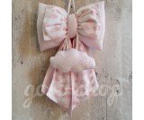 Fiocco nascita nuvola rosa Virginia