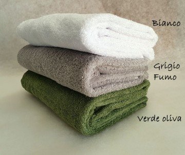 Asciugamani bagno spugna alta qualità